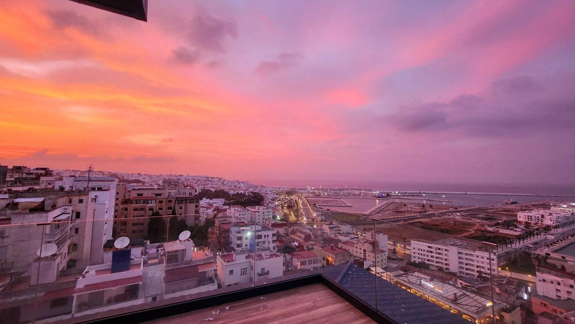Magnifique Penthouse 160M2 Terrasse 90M2 Vue Mer Tanger Ngoại thất bức ảnh