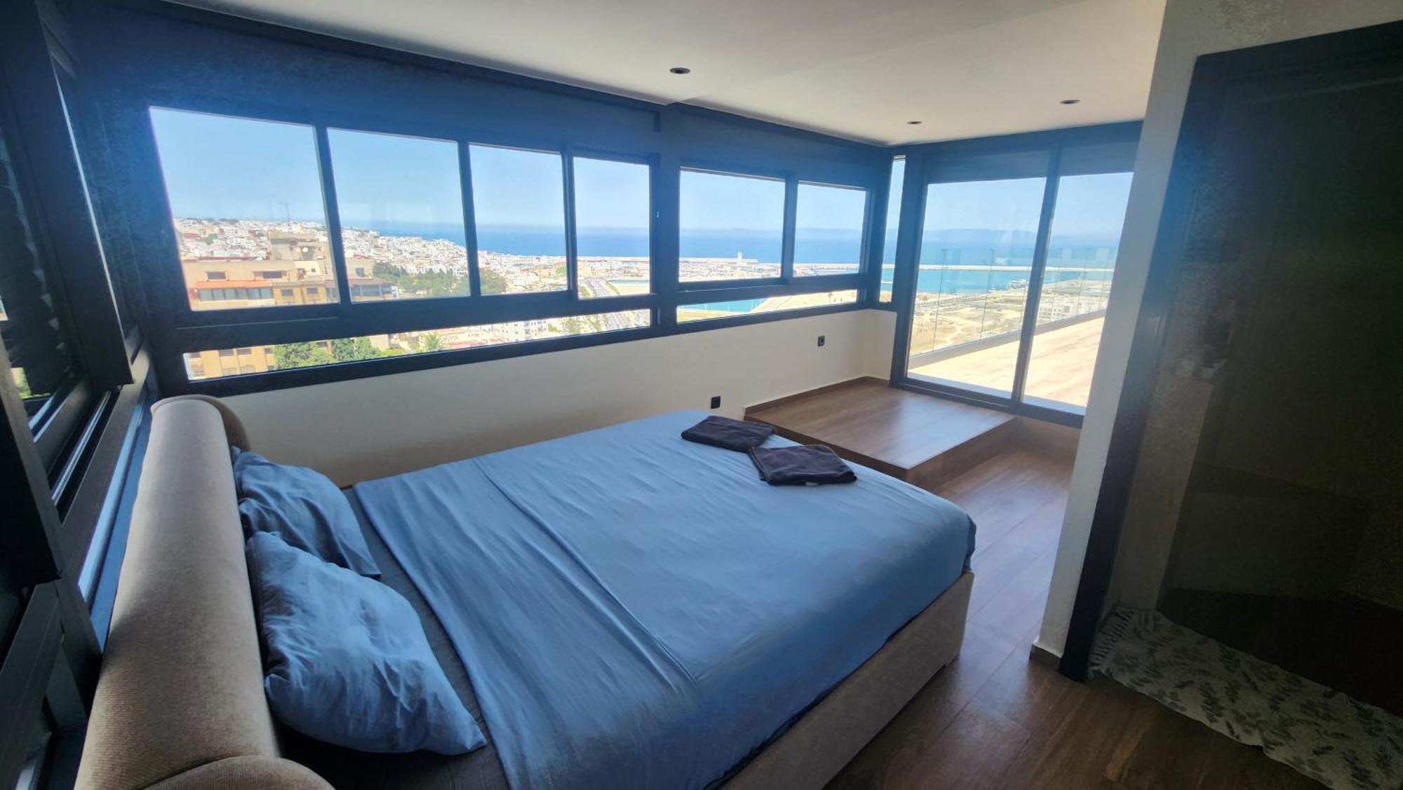 Magnifique Penthouse 160M2 Terrasse 90M2 Vue Mer Tanger Ngoại thất bức ảnh